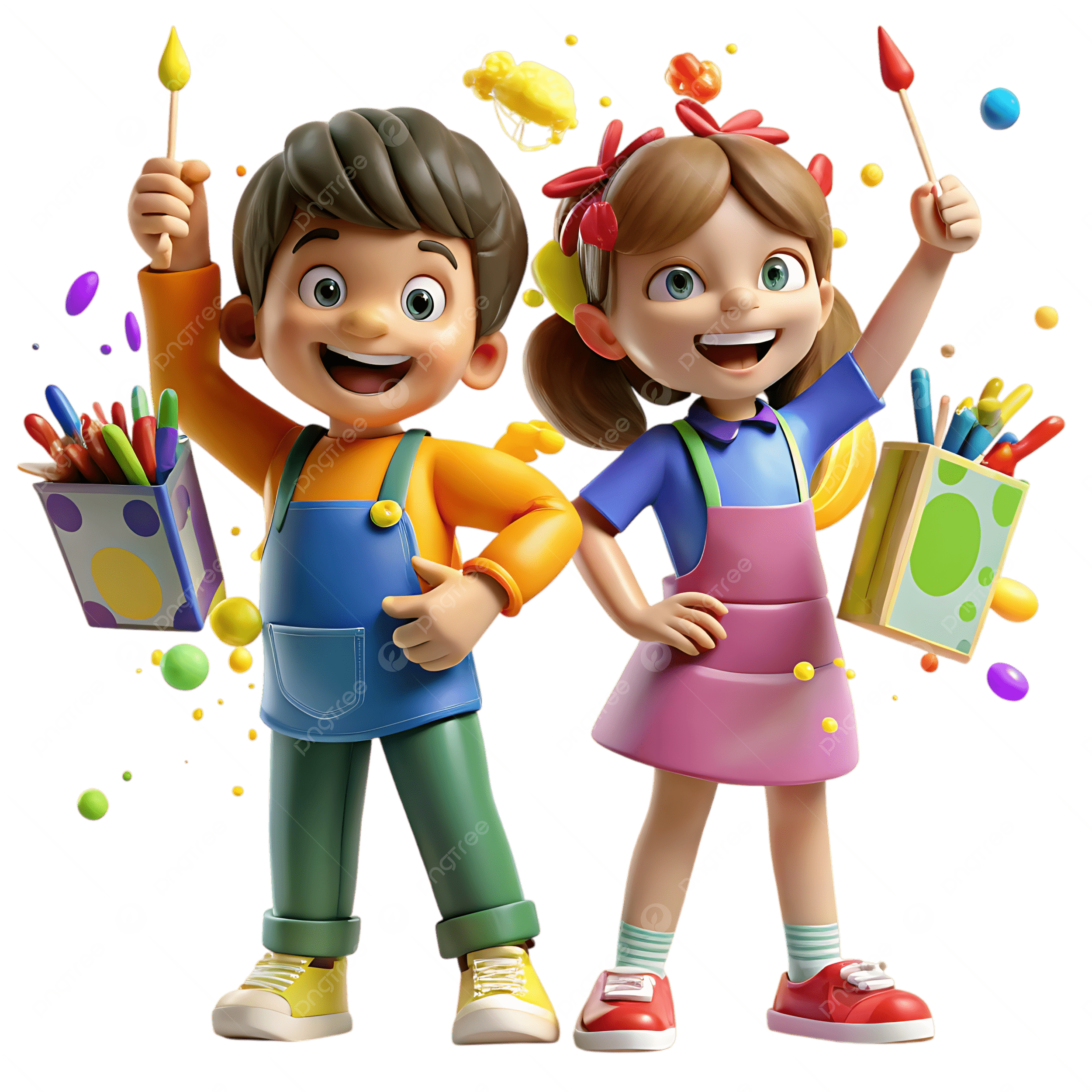 Los mas pequeños necesitan fluir su creatividad 